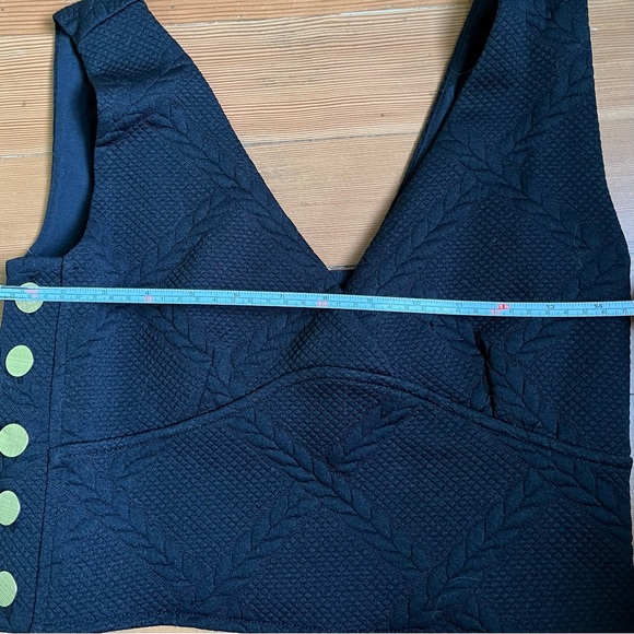 Anthropologie Maeve Side-Button Crop Top - Picture 6 of 7